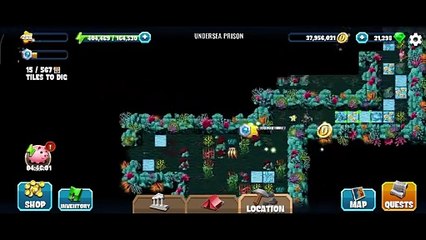 Diggy's Adventure, Undersea Prison, Fast version.