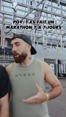 Enchaîner Marathon et Hyrox, bonne idée ? non