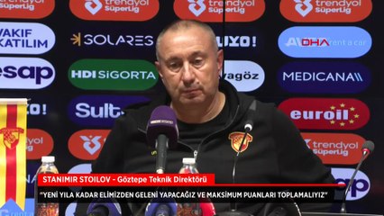 Göztepe Teknik Direktörü Stanimir Stoilov'dan Olaitan sitemi!