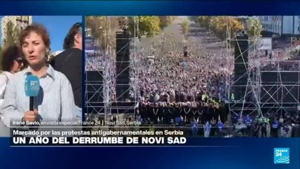 Informe desde Novi Sad: manifestantes piden alecciones anticipadas al Gobierno de Aleksandar Vucic