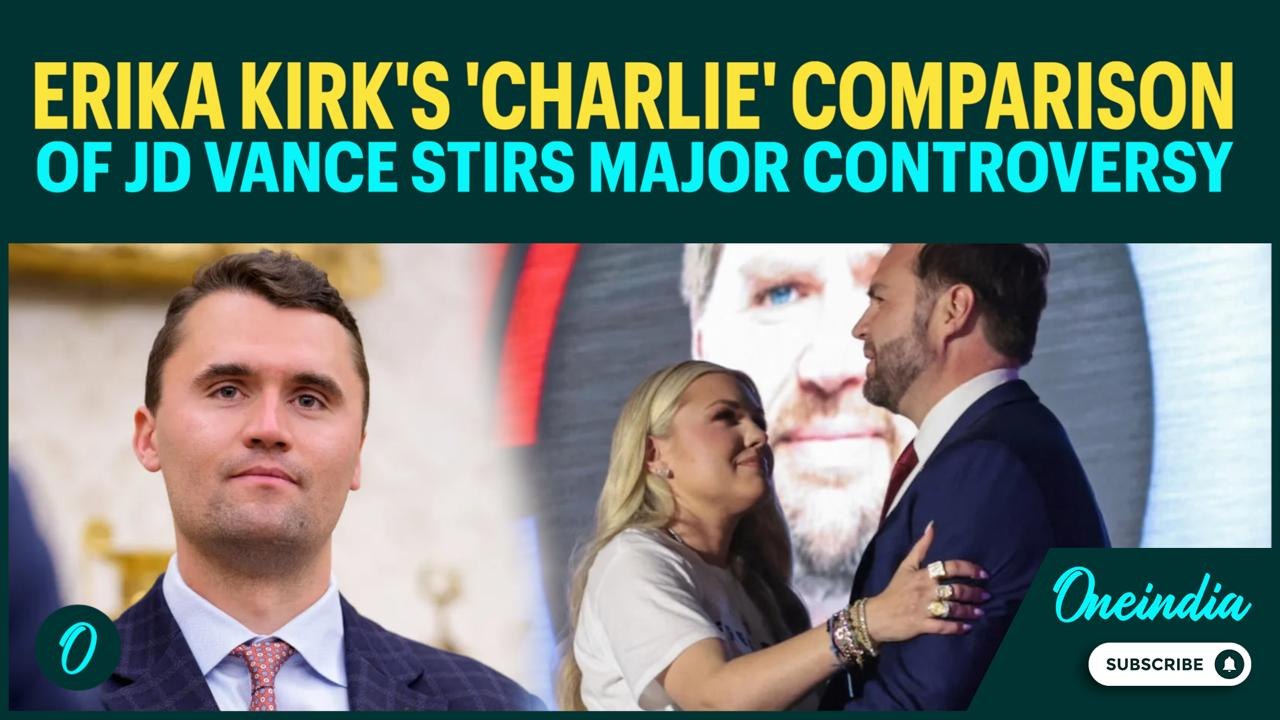 FULL VIDEO: Erika Kirk’s JAW DROPPING Comparison of JD Vance to Late Husband Charlie SPARKS Buzz