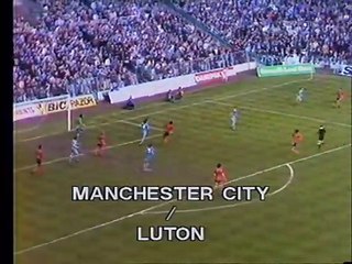 MANCHESTER CITY - LUTON - 1983 - SAISON 1982/1983 -