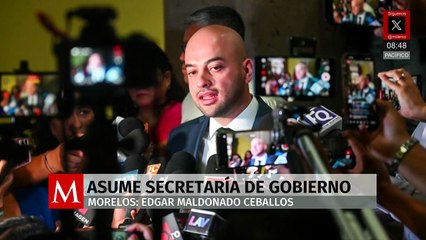 Édgar Maldonado Ceballos asume la Secretaría de Gobierno del estado