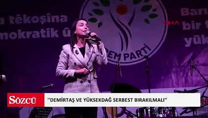 DEM Partili Tülay Hatimoğulları: “Figen Yüksekdağ, Selahattin Demirtaş ve Kobani tutsakları serbest kalmalıdır”
