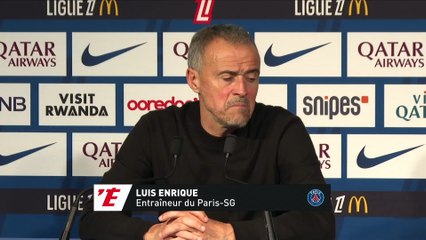 Luis Enrique : « On a largement mérité la victoire » - Foot - Ligue 1