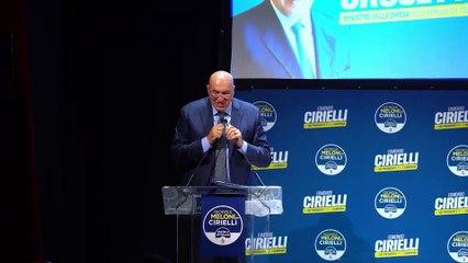 Crosetto - Oggi a Napoli a sostegno del candidato alla presidenza (01.11.25)