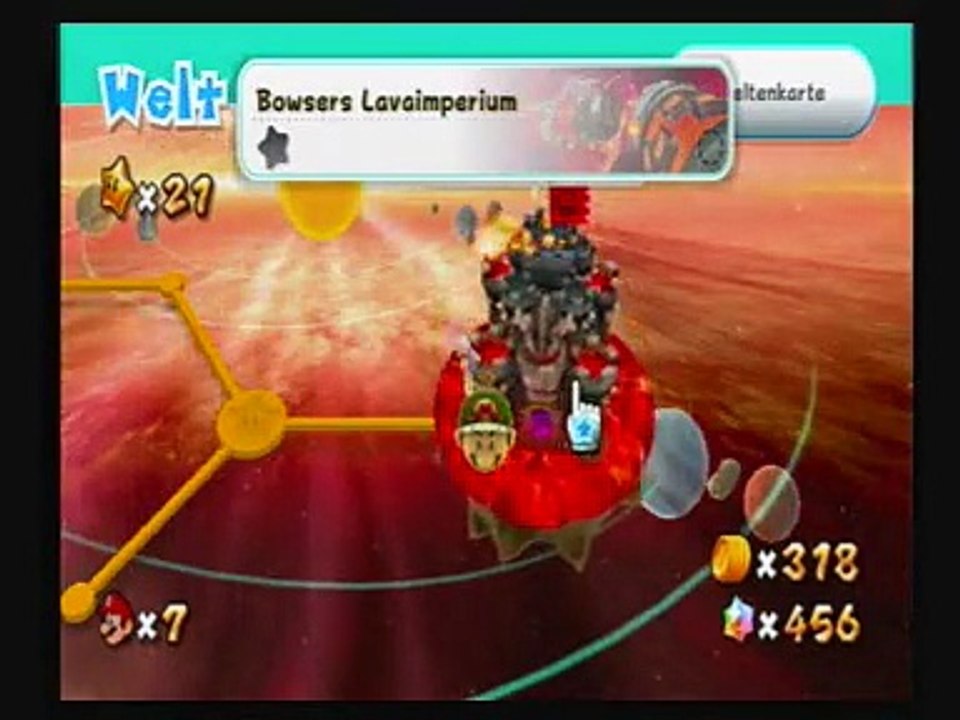Let's Play Super Mario Galaxy 2 (Blind 100% German) - Part 19 - Lavaimperium rockt!