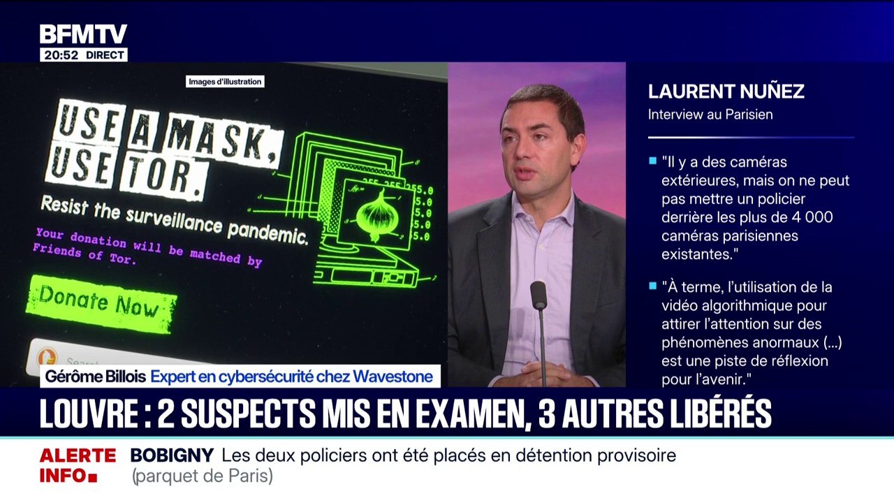 Les bijoux volés au Louvre revendus sur le darknet ?: pour Gérôme Billois, expert en cybersécurité, "c'est une hypothèse possible"