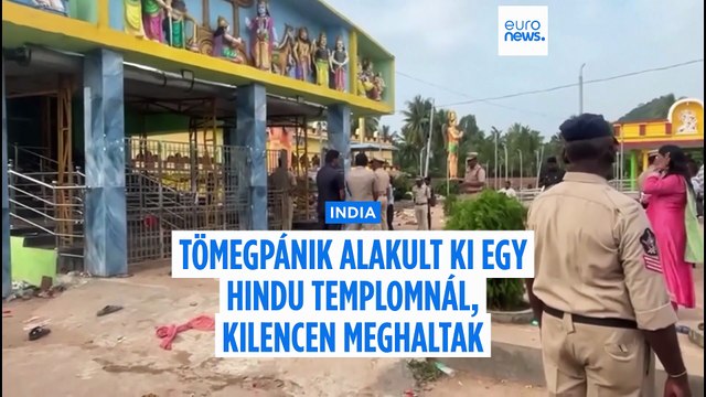 KIlenc ember meghalt Indiában egy hindu templomnál kialakult tömegpánik miatt