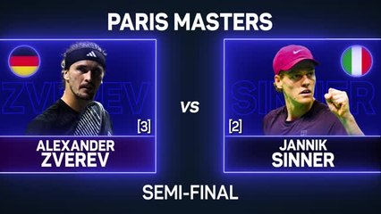 Sinner sweeps aside Zverev to book spot in Paris Masters final