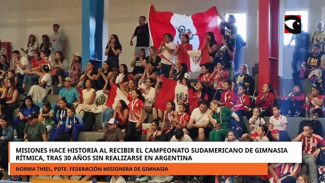 Misiones hace historia al recibir el Campeonato Sudamericano de Gimnasia Rítmica