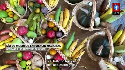 Claudia Sheinbaum presenta la ofrenda de Palacio Nacional dedicada a las ancestras de México