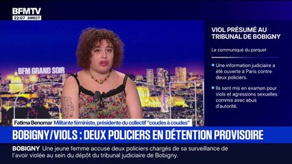 Policiers accusés de viols à Bobigny: "Si les faits sont avérés, il y a une triple violence", explique Fatima Benomar, militante féministe