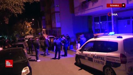 İstanbul'da binanın kolonlarında çatlaklar oluştu