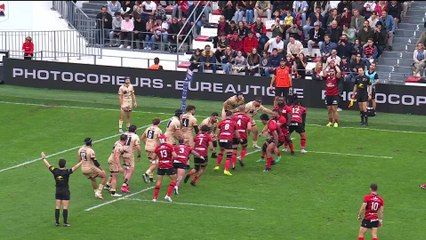 TOP 14 - Essai de Brian ALAINU'UESE (RCT) - RC Toulon - LOU Rugby