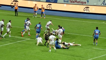 TOP 14 - Essai de Connor SA (UBB) - Castres Olympique - Union Bordeaux-Bègles