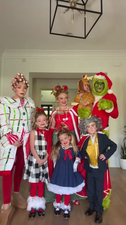 The LaBrant Family 2025 Halloween Costume👻💚🎄