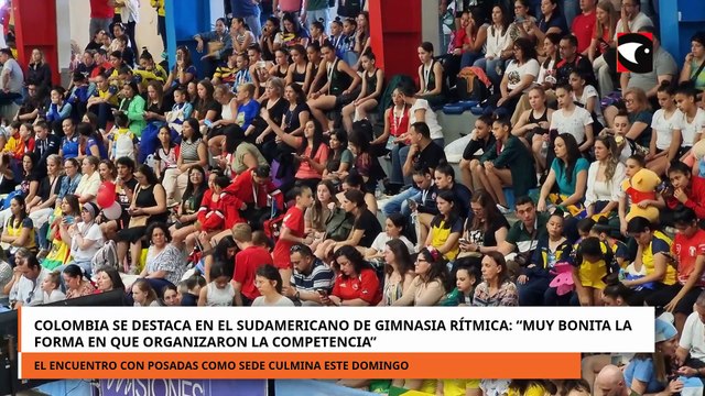 Colombia se destaca en el Sudamericano de Gimnasia Rítmica