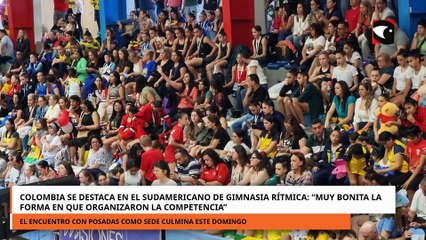 Colombia se destaca en el Sudamericano de Gimnasia Rítmica