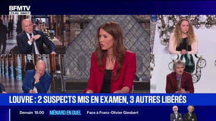 Braquage du Louvre : deux suspects mis en examen, trois autres libérés - 01/11