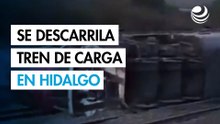 Descarrila tren que transportaba etanol y alcohol etílico en Hidalgo