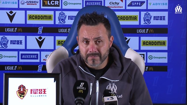 Auxerre 0-1 OM : La réaction de Roberto De Zerbi