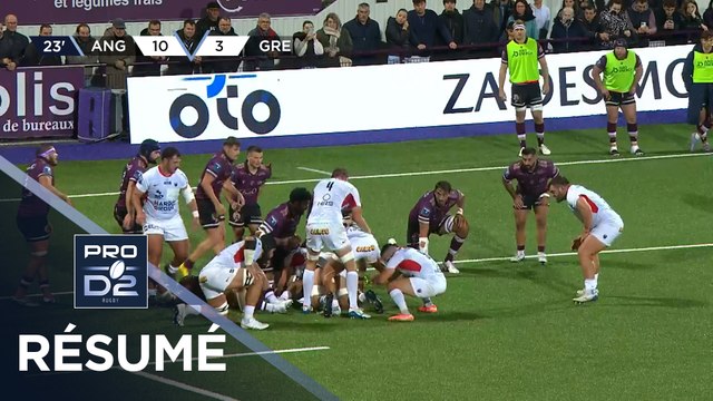 PRO D2 Saison 2025-2026 J09 - Résumé Soyaux-Angoulême XV - FC Grenoble Rugby