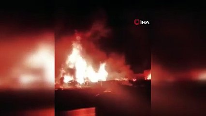 İran’da LPG dolum tesisinde korkutan yangın: 9 yaralı