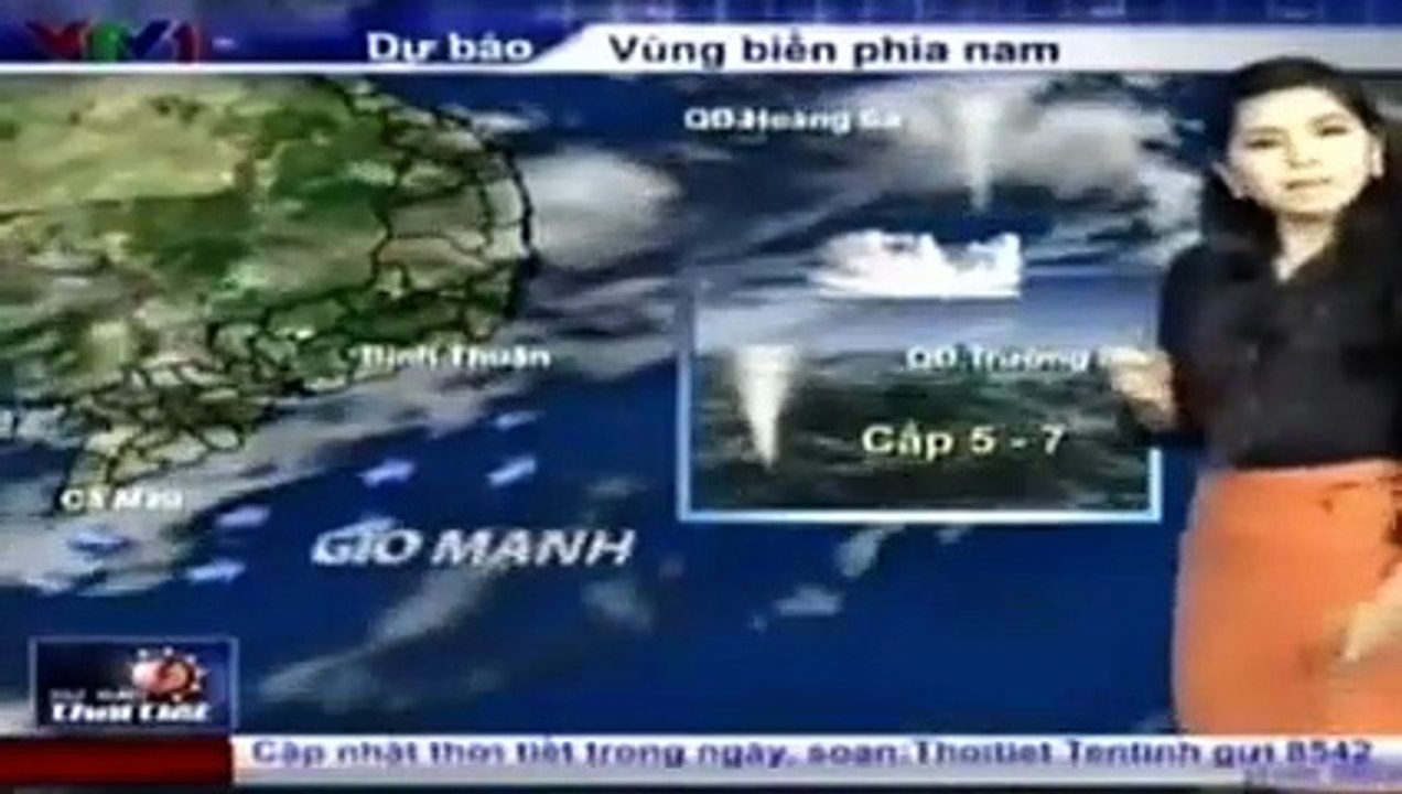 Dự Báo Thời Tiết Chiều và Đêm Ngày 01-10-2012