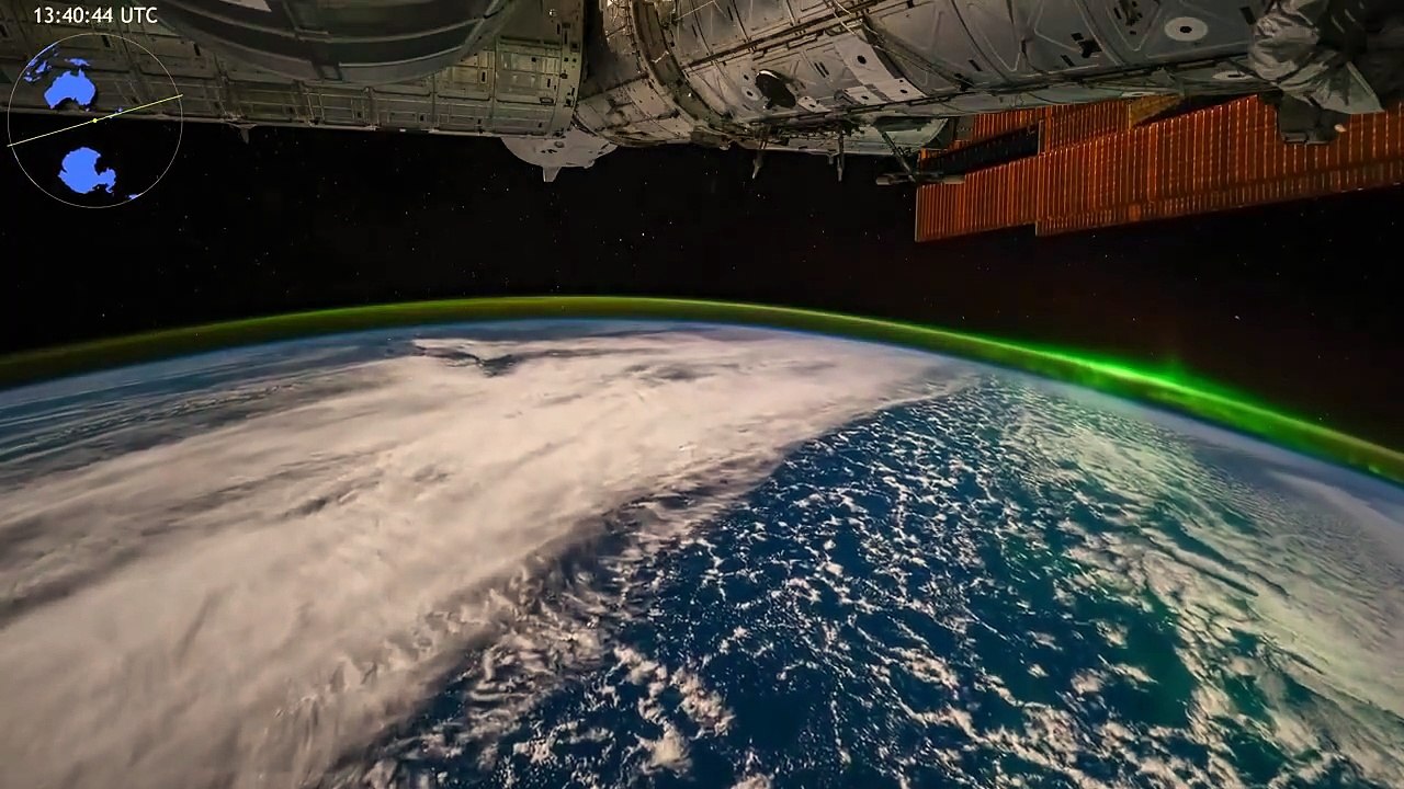 ISS Timelapse - Aurora & New Zealand