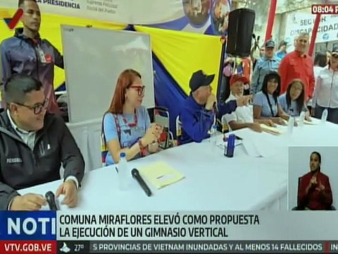 Min. Anibal Coronado acompañó a los caraqueños en postulaciones de proyectos para la Consulta Popular