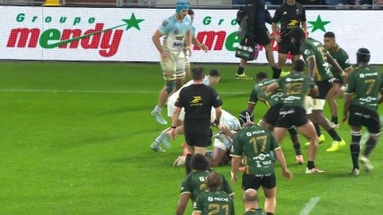 TOP 14 - Essai de Stephane AHMED (USM) - Aviron Bayonnais - US Montauban