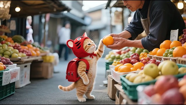 Shivering Tiger-Hat Kitten Uses Pocket Money to Apologize 😿 Silver Gradient Comforts with Warm Milk ❤️🐾