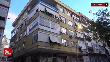 Kartal’da kolonları çatlayan bina tahliye edildi