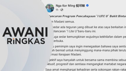 AWANI Ringkas: Nga Kor Ming terima teguran, sedia jumpa wakil media
