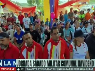 ZODI 53 Sucre participa en la Jornada del Sábado Militar Comunal Navideño