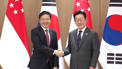 한-싱가포르 정상회담...'전략적 동반자 관계' 수립 / YTN