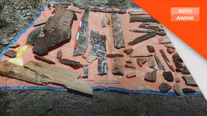 Penemuan serpihan kayu dipercayai dari kapal Mendam Berahi