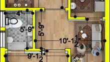 16x30 2 bhk small home design
