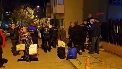 Kolonlarında çatlaklar oluşan apartman gece yarısı tahliye edildi!