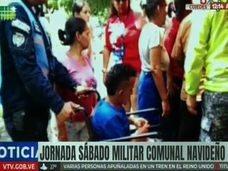 Jornada del Sábado Militar Comunal Navideño se desplegó en los nueve municipios del estado Cojedes