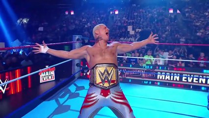 Cody Rhodes (c) vs. Drew McIntyre ,WWE Saturday Night's Main Event November 1, 2025 Undisputed WWE Title Match