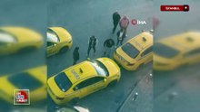 İstanbul'ds taksiciye tokatlı saldırı