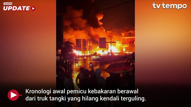 Kronologi Truk Tangki BBM Terguling hingga Picu Kebakaran di Cianjur