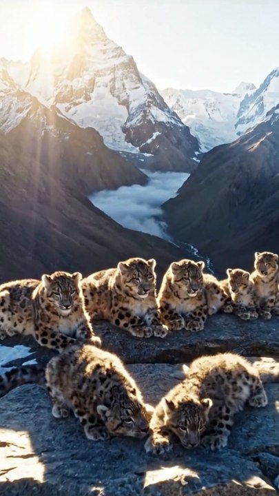 snow leopard at Himalaya