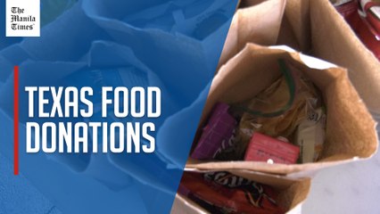 Texans line up for food donations as government shutdown threatens federal aid
