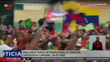 Parlamentarios Internacionales conocen organización de la Comuna Unidos por Bolívar en Petare