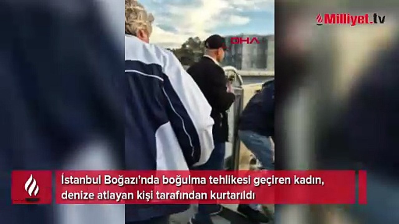 İstanbul Boğazı'nda boğulma tehlikesi geçiren kadın kurtarıldı