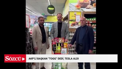 AKP’li başkan “TOGG” dedi, TESLA aldı