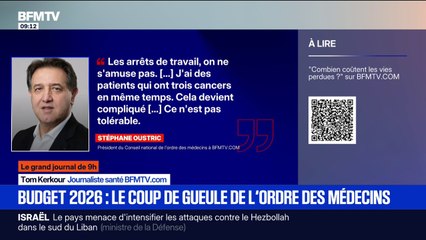 Budget 2026: l'Ordre des médecins s'insurge des coupes dans la Santé